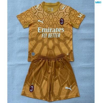 Maxikits Ofertas Camiseta de futbol AC Milan Niño Portero Amarillo 2026/27 por mayor