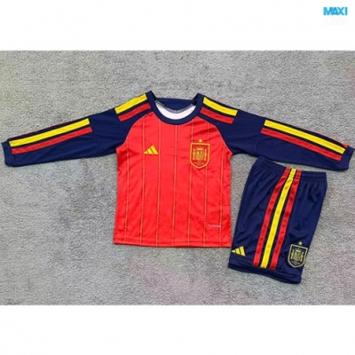 Camiseta futbol España Niño Primera Manga Larga 2026/27