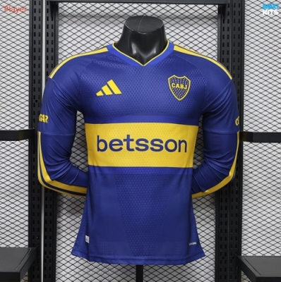 Maxikits Ofertas Camisetas futbol Versión Player Boca Juniors Primera Manga Larga 2026/27 por mayor