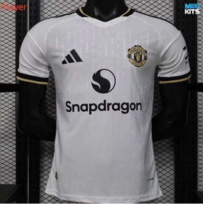 Camiseta de fútbol Versión Player Manchester United Blanco 2026/27