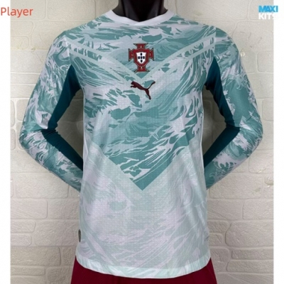 Camiseta futbol Versión Player Portugal Segunda Manga Larga 2026/27