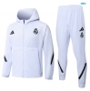 maxikits Chaqueta Chándal fútbol Con Capucha Real Madrid 2026/27 Blanco k153