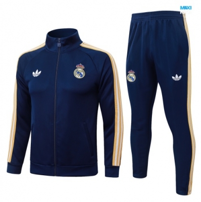 maxikits Chaqueta Chándal fútbol Real Madrid 2026/27 Azul marino k174