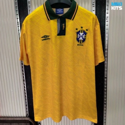 Camiseta futbol Retro Brasil Primera 1991-93