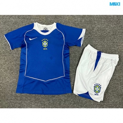 Camiseta futbol Retro Brasil Niño Segunda 2004