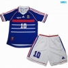 Camiseta futbol Retro Francia Niño Primera 1998