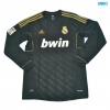 Camiseta futbol Retro Real Madrid Segunda Manga Larga Negro 2011-12