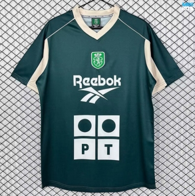 Maxikits Ofertas Camisetas futbol Retro Sporting CP Entrenamiento 2000-01 por mayor