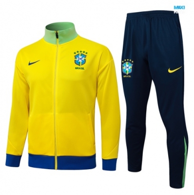 maxikits Chaqueta Chándal fútbol Brasil 2026/27 Amarillo k66