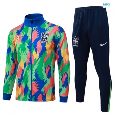 maxikits Chaqueta Chándal fútbol Brasil 2026/27 Azul k67