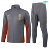 Chaqueta Chandal AC Milan 2025/26 Gris/rojo