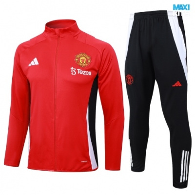 Chaqueta Chandal Manchester United 2024/25 rojo