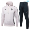 Chaqueta Chandal Con Capucha Real Madrid 2024/25 rosa claro