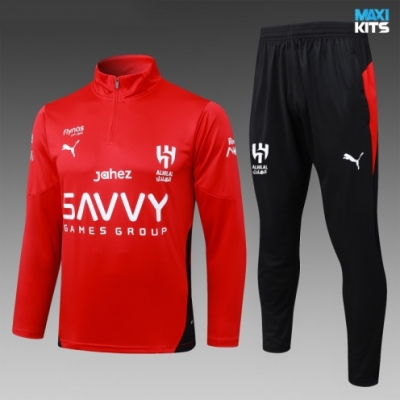 Chandal Al-Hilal Saudi Niño 2025/26 rojo/negro