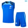 Camiseta futbol Entrenamiento Sin Mangas Inter Milan + Pantalón Corto 2024/25 cielo azul
