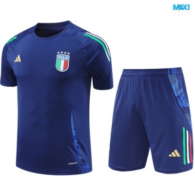 Camiseta futbol Italia + Pantalón Corto 2024/25 Azul marino