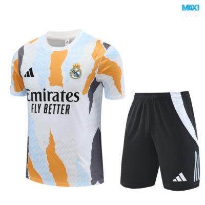 Camiseta futbol Real Madrid + Pantalón Corto 2024/25 Blanco