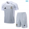 Camiseta futbol Real Madrid + Pantalón Corto 2025/26 Gris/Blanco