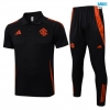 Camiseta futbol Polo SC Internacional 2025/26 negro/Naranja