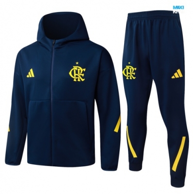 maxikits Chaqueta Chándal fútbol Con Capucha Flamengo 2026/27 Azul marino k83