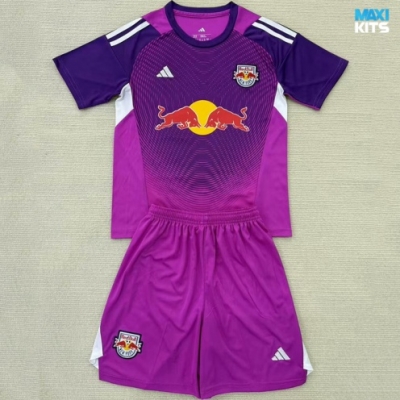 Camiseta futbol Bull Leipzig Niño Portero Purpura 2025/26