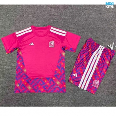 Camiseta futbol México Niño Portero naranja/rojo 2026/27