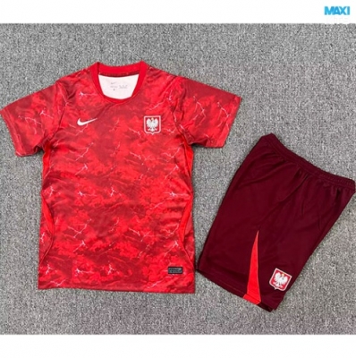 Camiseta de fútbol Polonia Niño Segunda 2026/27