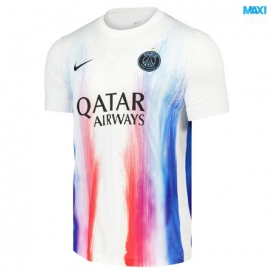 Camiseta futbol PSG Pre-Match Especial LDC Blanco 2025/26