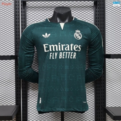 Maxikits Nuevas Camisetas futbol Versión Player Real Madrid Segunda Manga Larga 2026/27 por mayor