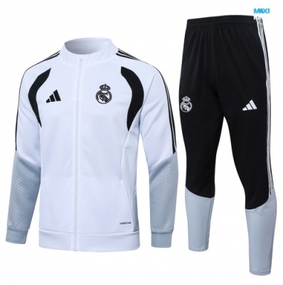 maxikits Chaqueta Chándal fútbol Real Madrid Niño 2026/27 Blanco k294