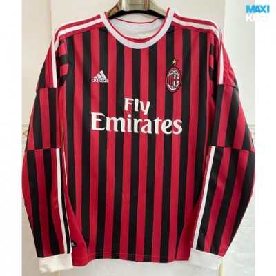 Camiseta futbol Retro AC Milan Primera Manga Larga 2011-12