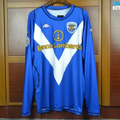 Camiseta futbol Retro Brescia Primera Manga Larga 2003-04