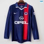 Camiseta futbol Retro PSG Primera Manga larga 2001-02