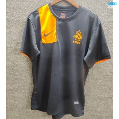 Camiseta futbol Retro Países Bajos Negro 2012