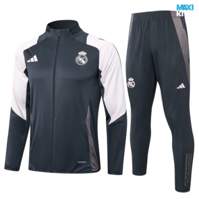 Chaqueta Chandal Real Madrid Niño 2024/25 gris