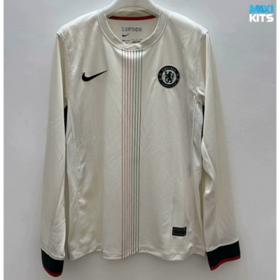 Camiseta futbol Chelsea Segunda Manga Larga 2025/26