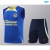 Camiseta futbol Entrenamiento Sin Mangas CF América + Pantalón Corto 2024/25 azul