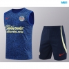 Camiseta futbol Entrenamiento Sin Mangas CF América + Pantalón Corto 2024/25 azul