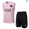 Camiseta futbol Entrenamiento Sin Mangas Paris Saint Germain + Pantalón Corto 2024/25 rosa