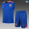 Camiseta futbol Entrenamiento Sin Mangas Países Bajos + Pantalón Corto 2024/25 azul