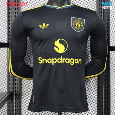Camiseta futbol Versión Player Manchester United Tercera Manga Larga 2025/26