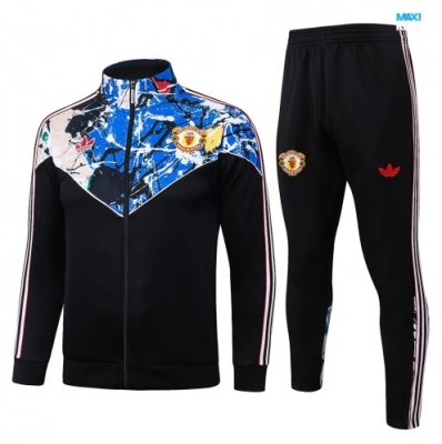 maxikits Chaqueta Chándal fútbol Manchester United 2026/27 Negro k118