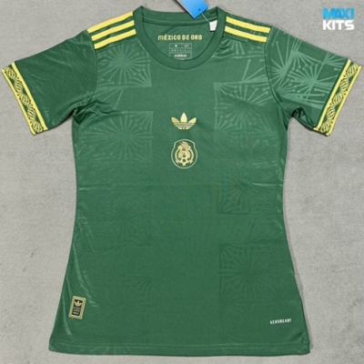 Camiseta futbol México Mujer Copa de oro Verde 2025/26
