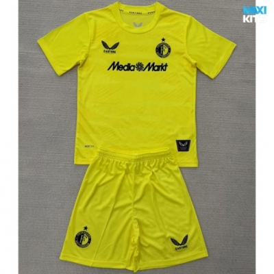 Camiseta futbol Feyenoord Niño Portero Amarillo 2025/26