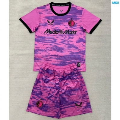 Maxikits Hacer Camiseta de futbol Feyenoord Niño Rosa 2026/27 por mayor