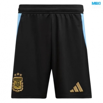 Camiseta futbol Pantalón Corto Argentina Negro 2024/25
