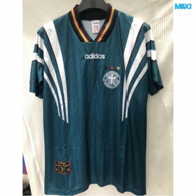Camiseta futbol Retro Alemania Segunda Verde 1996 1998