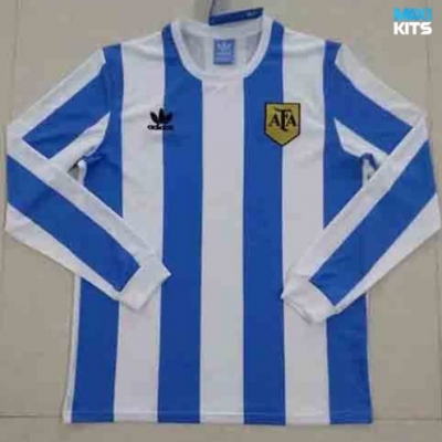 Camiseta futbol Retro Argentina Primera Manga Larga 1978