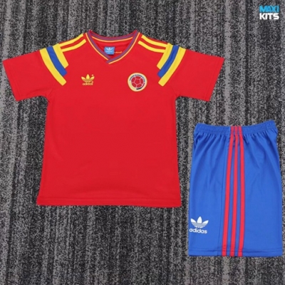 Camiseta futbol Retro Colombia Niño Segunda 1990