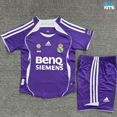 Camiseta futbol Retro Real Madrid Niño Tercera 2006-07